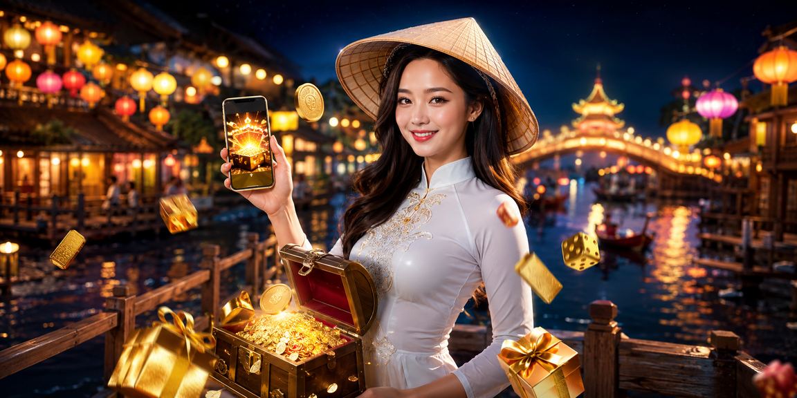 Người dùng Hà Nội xem hướng dẫn thanh toán trên điện thoại với nón lá