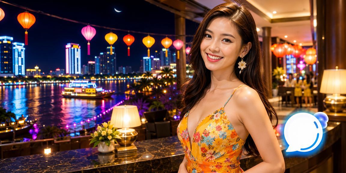 Giao diện giải trí ánh neon gợi ý các vùng nội dung người dùng sẽ thấy trên 3540