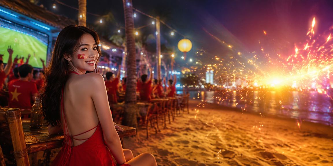 Chợ đêm Nha Trang gợi cảnh người dùng kiểm tra thanh toán trên di động